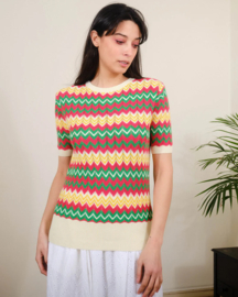 Pretty Vacant breisel "Chevron S/S" prestine white