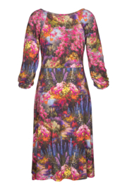 Lalamour Flared Dress Puffed Garden