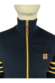 Trojan "Stripe Sleeve Track Top", navy