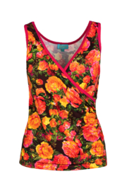 LaLamour Wrap Singlet Flower, rose