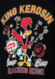 King Kerosin "T-shirt Vintage Ringer Beep Beep", black
