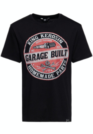 King Kerosin shirt "Garage Built", black