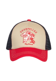 King Kerosin trucker cap "Good Fellas", Red&Yellow