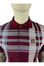 Trojan "Oversize Check Panel Polo", port