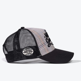 King Kerosin Trucker Cap "Motor Garage", zwart