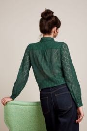 King Louie "Maisie Blouse Artiste Lace", Amazon Green