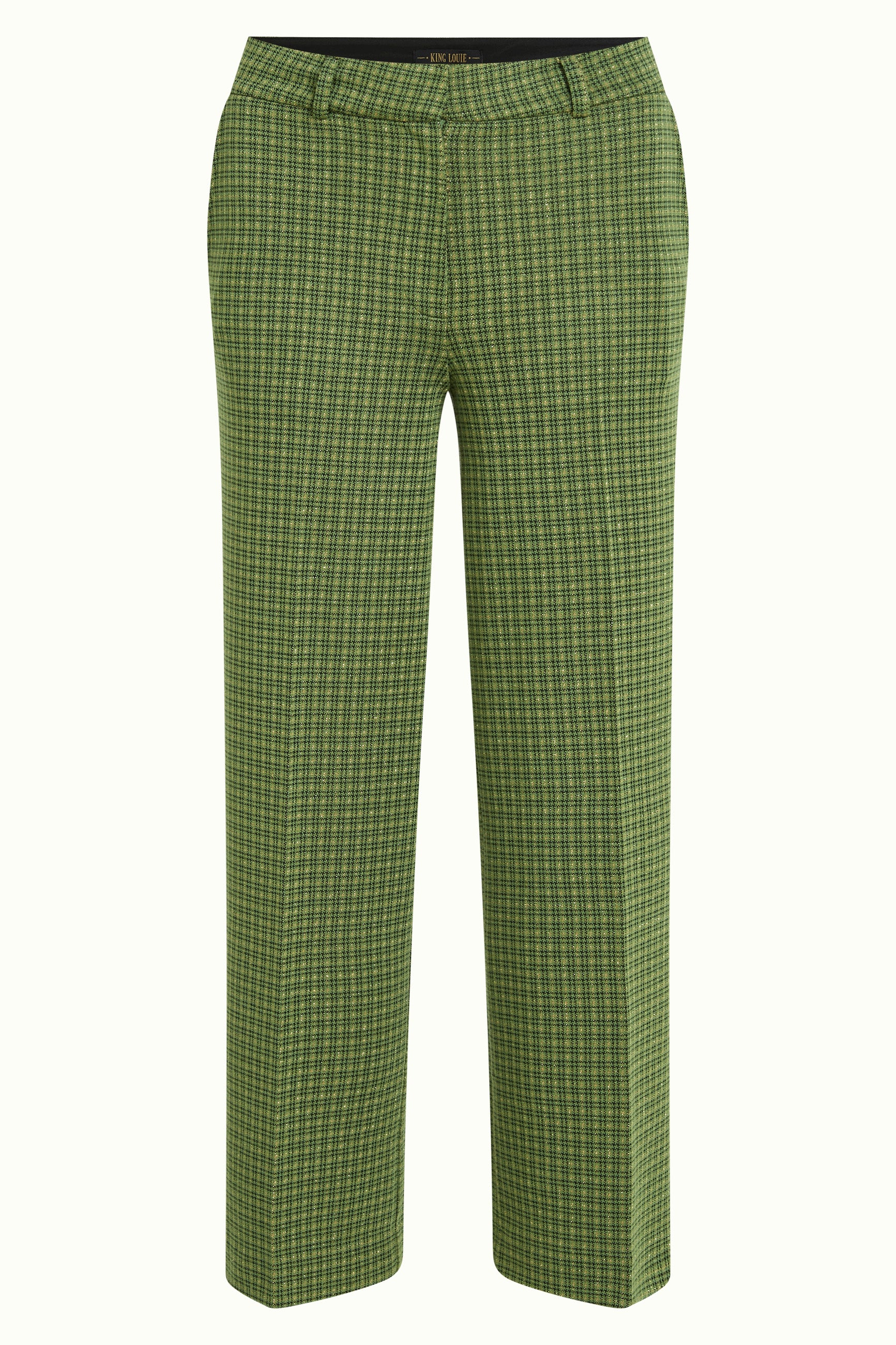 King Louie "Frederica Pants Ivy Check", guacemole