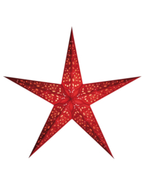 Kerstster "Star Maharaja Red",  85cm