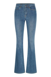 Cloud9 Dora Bell Bottom washed light blue, jeans met wijde pijpen