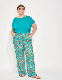 La Finacée "Loose-fitting flowing trousers", Zeli turqoise