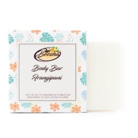 Beesha Body Bar Frangipani, 120 gram