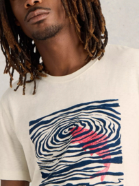 White Stuff "Fish Flock Graphic Tee". White Print