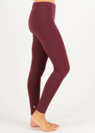 Blutsgeschwister legging "Totally Thermo Raisin Red"