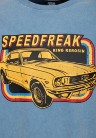 King Kerosin Shirt "Speed Freak", sky blue