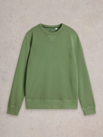 White Stuff "Crew Neck Sweat", mid green