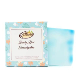 Beesha Body Bar Eucalyptus, 120 gram