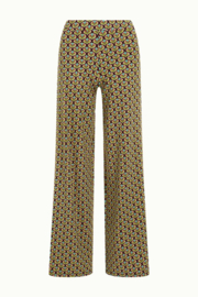 King Louie "Sara Pants Indy", Delphinium Green