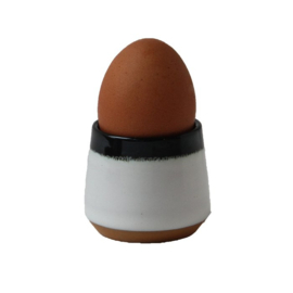 Anna Nera Eggholder 2-tone wit met zwarte rand