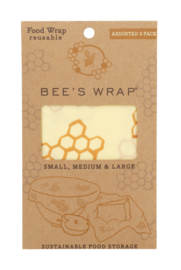 Bee's wrap 3-pack Assorted Small, Medium, Large