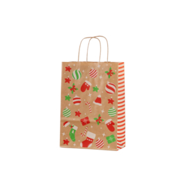 Christmas Joy M Papieren Draagtas 22x10x31 cm