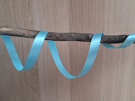 5 Meter satijnen lint licht blauw 15 MM