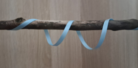 5 Meter satijnen lint Licht Blauw 6 MM