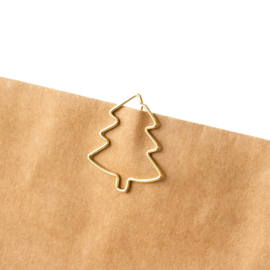 10 Kerstboom paperclips  - 30 MM