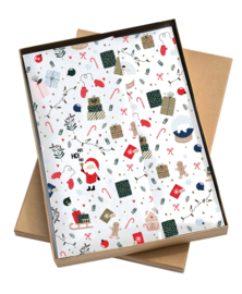 15 delig kerst Joy draagtassen set
