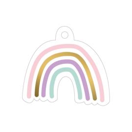 5 stuks Regenboog labels