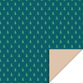 Kerstboom Groen foil - Nude