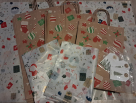 15 delig kerst Joy draagtassen set
