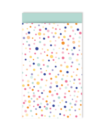 5 Stuks  Confetti cadeau zakje 12 x 19 CM