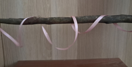 5 Meter satijnen lint Licht Roze 6 MM