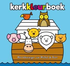 Kerkkleurboek (blauw)