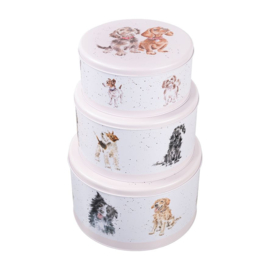 Wrendale 'A Dog's Life' Country Animal Cake Tin Nest