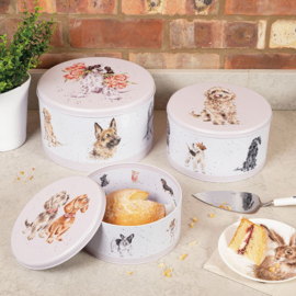 Wrendale 'A Dog's Life' Country Animal Cake Tin Nest