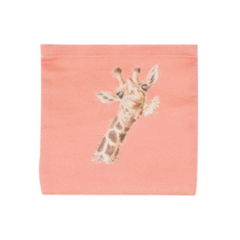 Wrendale 'Flowers' Giraffe Foldable Shopper Bag