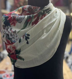 Bloemen motief wit G2/43/649