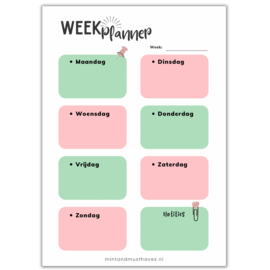 Weekplanner A4