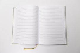 Luxe notitieboek A5 mint gelinieerd