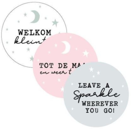 Stickerset newborn 3 stuks