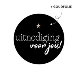 Sticker uitnodiging voor jou!