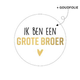 Sticker ik ben een grote broer