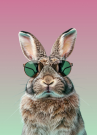 Kaart portret konijn
