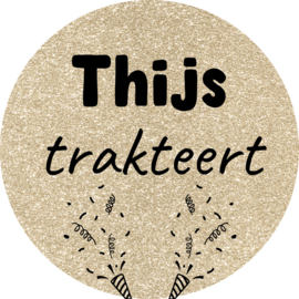 Sticker (naam) trakteert