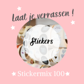 Stickermix 100 stuks