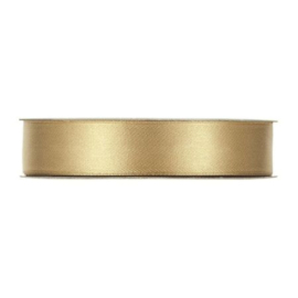 Satijn lint - goud - 12mm/3m