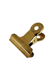 Clip M - goud - 3cm - 2 stuks