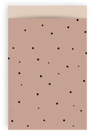 Little dots - roze/zwart - M - 5 stuks