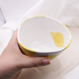 Hand-Painted Lemons Mug | Ceramic